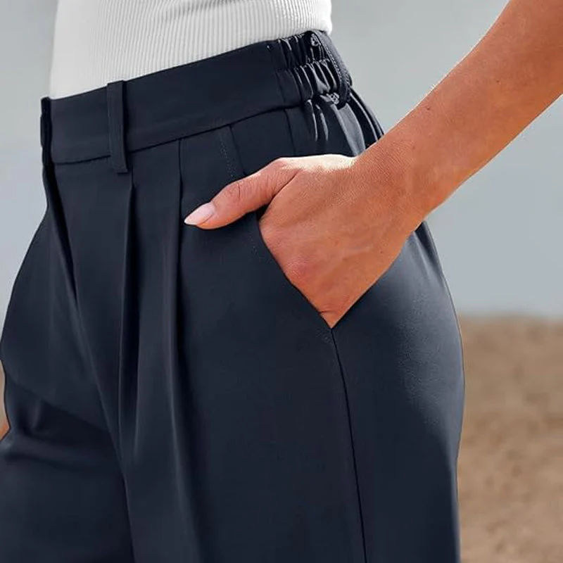 Women's Casual High-Waist Straight Leg Trousers🚀Free shipping🚀 - Image 2