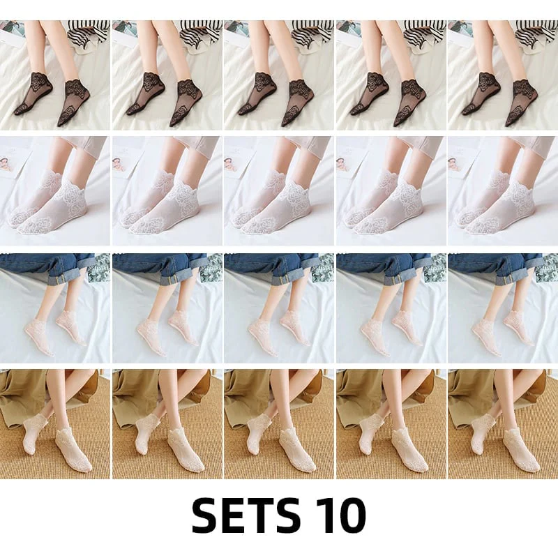 🔥2024🎁NEW LADIES FASHION LACE SOCKS🧦🎁-49% OFF - Image 20