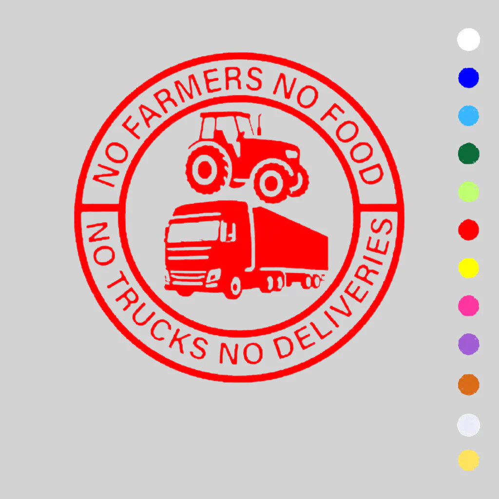 🚜 50% OFF NOW! ✨ No Farmers No Food Sticker – High-Quality Vinyl, Waterproof Decal & Easy to Apply 📦🌾 - Image 5