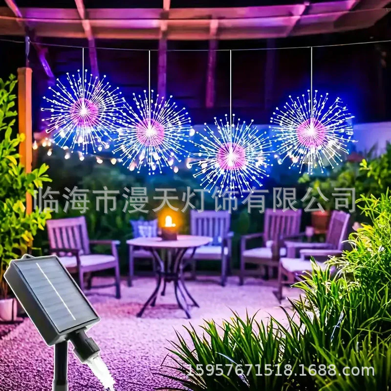 ⛅Easter Special:40% Off!🎉 Solar fireworks light strings for the garden and at parties - Image 16