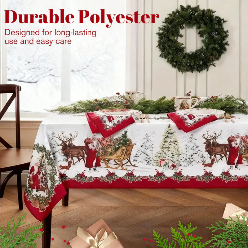 ✨Holiday New Arrivals✨Stylish Christmas Printed Tablecloth - Image 9