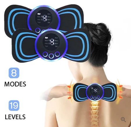 🔥LIMITED TIME PROMOTION - BUY 1 GET 1 FREE!🔥Portable Massager with 8 Modes and LCD Screen - Mini Muscle Stimulator for Pain Relief - Image 2