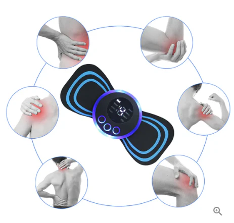 🔥LIMITED TIME PROMOTION - BUY 1 GET 1 FREE!🔥Portable Massager with 8 Modes and LCD Screen - Mini Muscle Stimulator for Pain Relief - Image 4