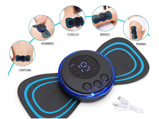 🔥LIMITED TIME PROMOTION - BUY 1 GET 1 FREE!🔥Portable Massager with 8 Modes and LCD Screen - Mini Muscle Stimulator for Pain Relief - Image 6