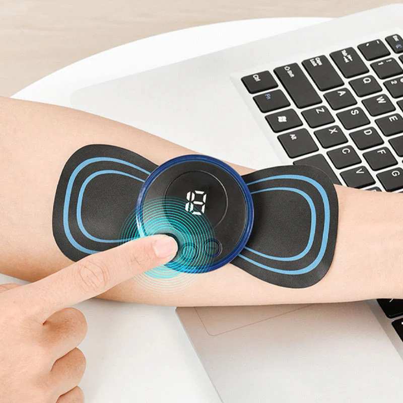 🔥LIMITED TIME PROMOTION - BUY 1 GET 1 FREE!🔥Portable Massager with 8 Modes and LCD Screen - Mini Muscle Stimulator for Pain Relief - Image 9