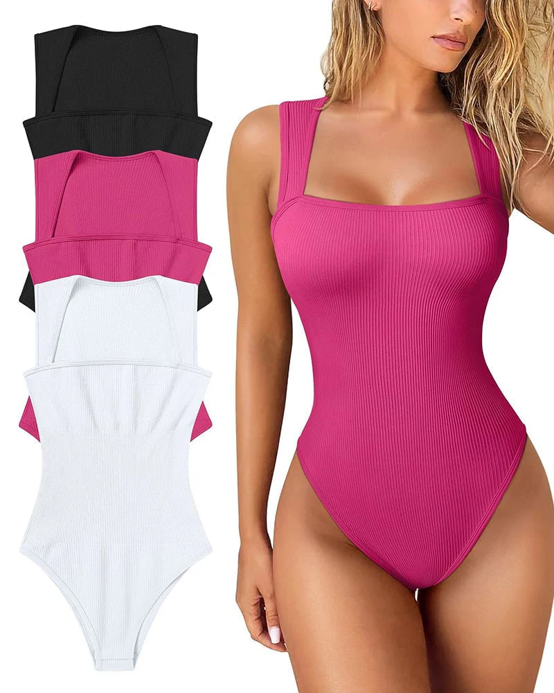 🏆LAST DAY SALE 49% OFF🔥-🎉Sleeveless Tummy Control Tank Tops Bodysuits - Image 31