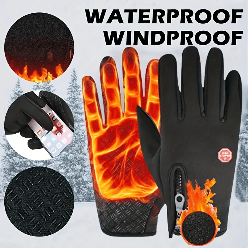 ⏰Last Day 60% OFF❄️Waterproof Touchscreen Thermal Gloves🎁Perfect for Outdoor Working, Cycling,Running,Driving