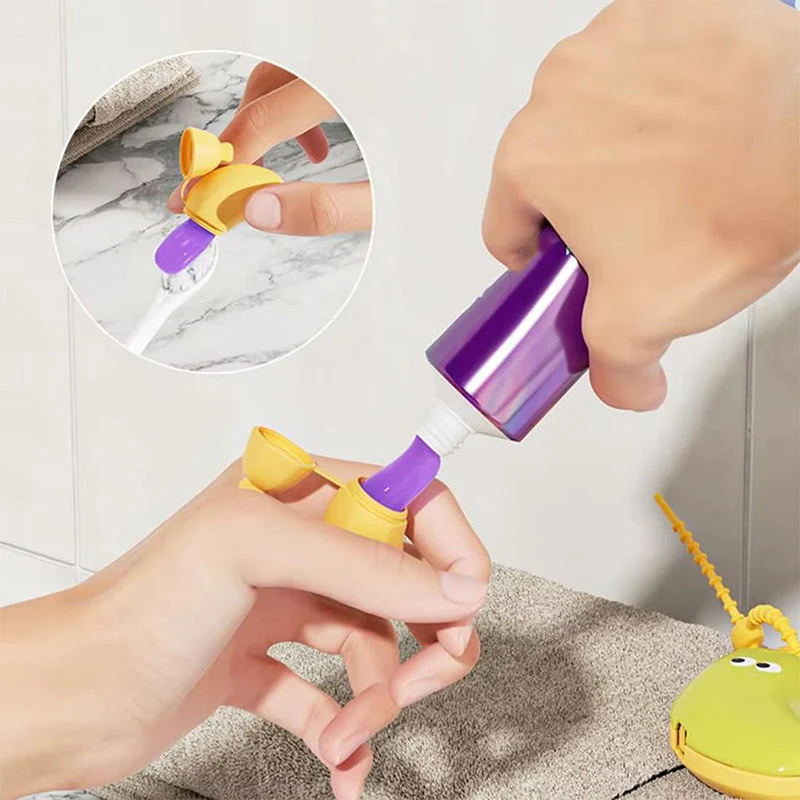 ⏳Limited-time 50% off⏰Travel Portable Cute Banana Toothbrush Storage Case with Toothpaste Dispenser🪥🍌 - Image 4