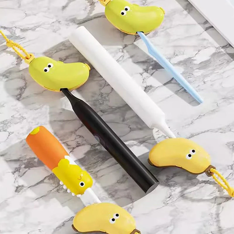 ⏳Limited-time 50% off⏰Travel Portable Cute Banana Toothbrush Storage Case with Toothpaste Dispenser🪥🍌 - Image 5