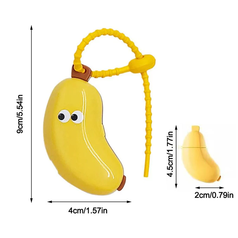 ⏳Limited-time 50% off⏰Travel Portable Cute Banana Toothbrush Storage Case with Toothpaste Dispenser🪥🍌 - Image 7