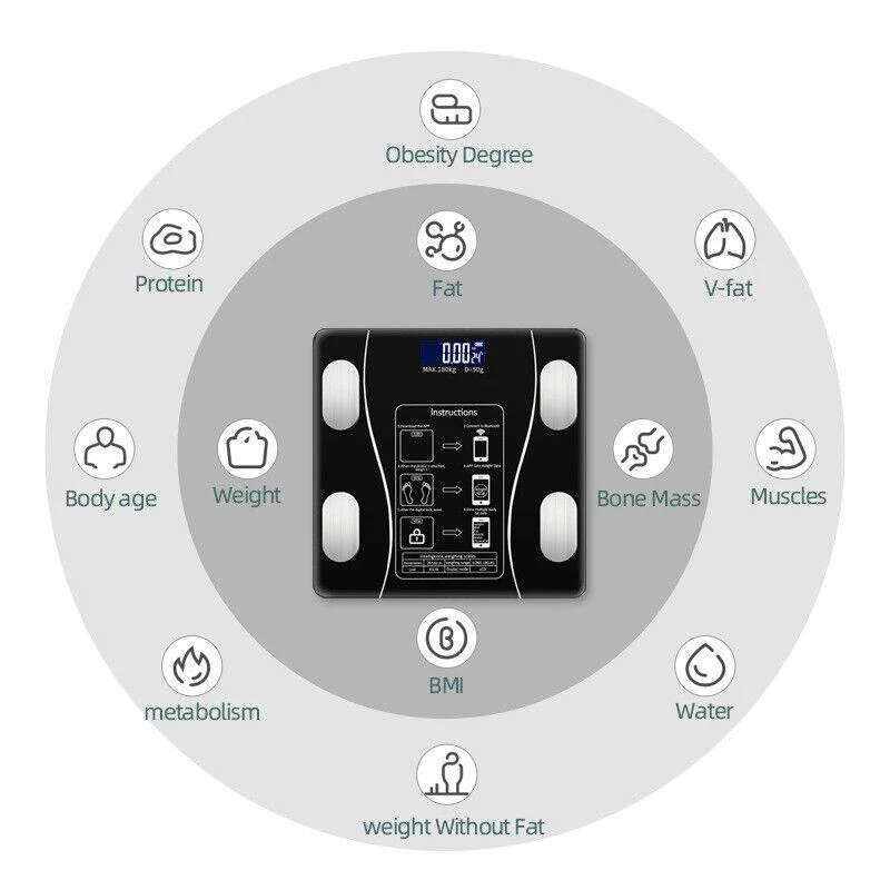 🏅NEW YEAR SPECIAL 50% OFF⏰Weight & Body Fat Smart Digital Scale🏃 - Image 4