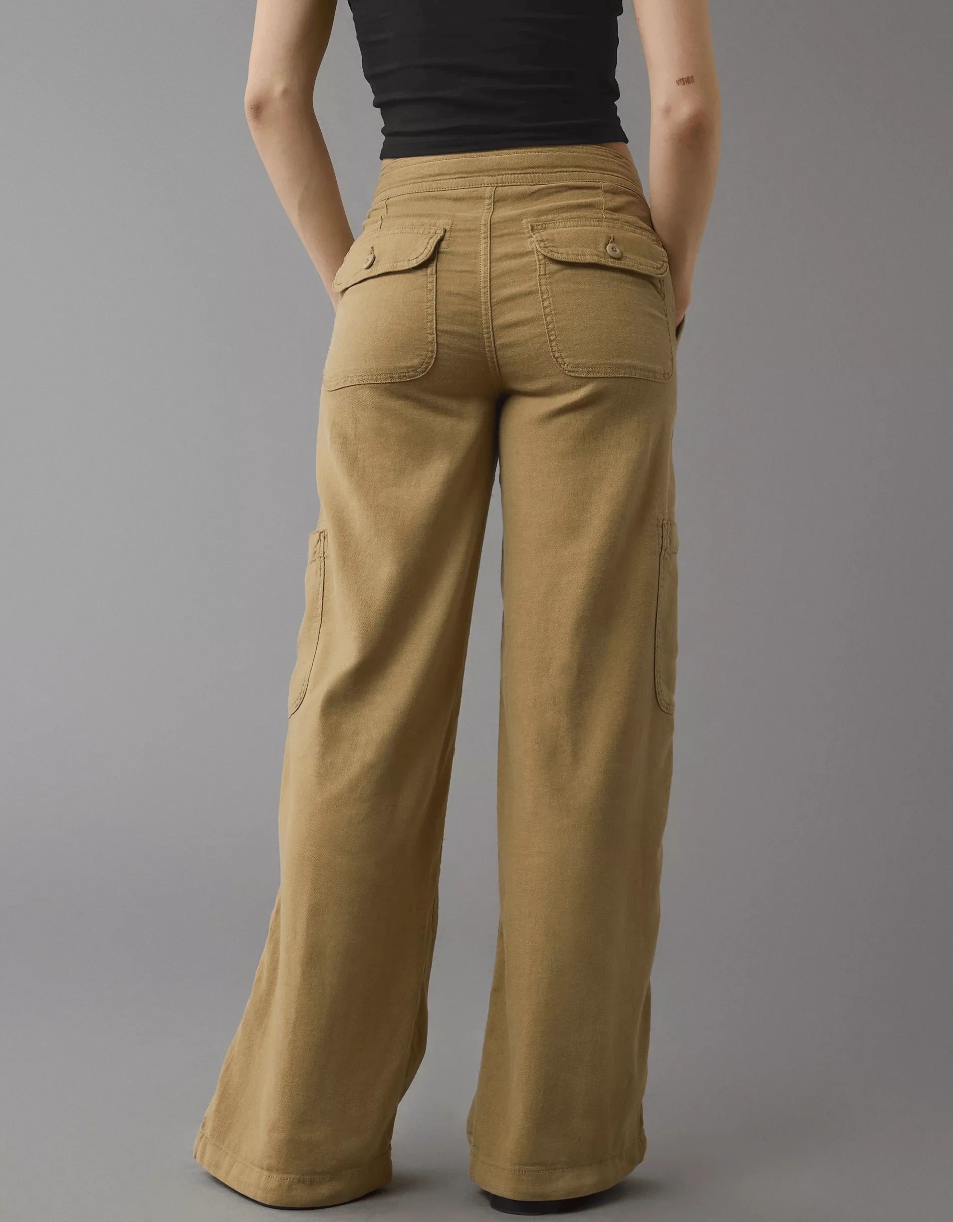 💥LAST DAY SALE 49% OFF!!🎁Linen-Blend Wide-Leg Cargo Pant - Image 17