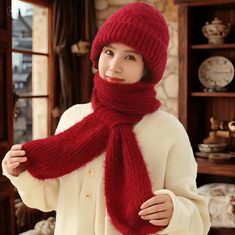 🎁Early Christmas Sale-49% OFF🎄Winter Versatile Knitted Hooded Scarf For Women - Image 3