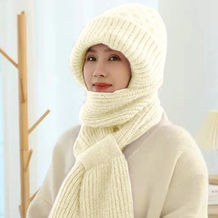 🎁Early Christmas Sale-49% OFF🎄Winter Versatile Knitted Hooded Scarf For Women - Image 9