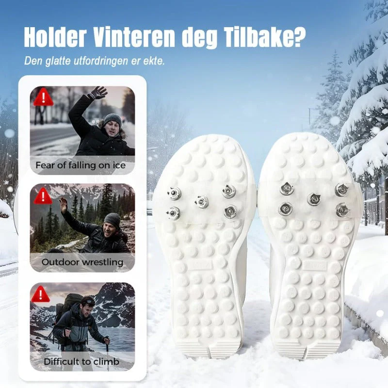⏳LAST DAY SALE: £5.99!!⚡50K+ SOLD!❄️Universal 5-Tooth Ice Cleats for Shoes & Boots - Image 5