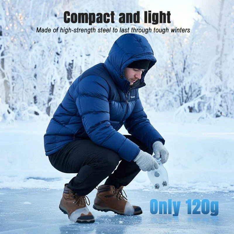 ⏳LAST DAY SALE: £5.99!!⚡50K+ SOLD!❄️Universal 5-Tooth Ice Cleats for Shoes & Boots - Image 6