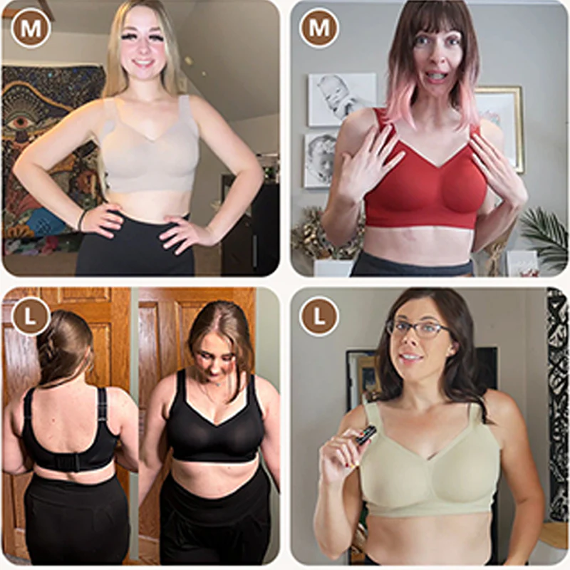 🔥NEW YEAR SALE⚡50K+ SOLD!💝🏆Super firming bra | Women Wirefree Seamless Bras 👍No more sagging breasts - Image 10