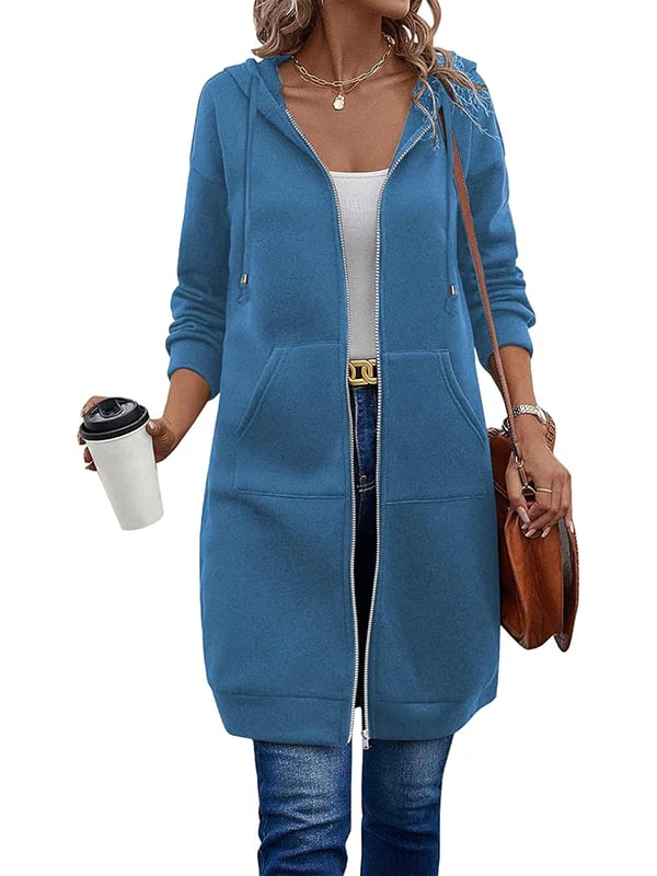 🥳Last Day Sale 49% Off🔥Women Casual Zip up Fleece Hoodies - Image 3