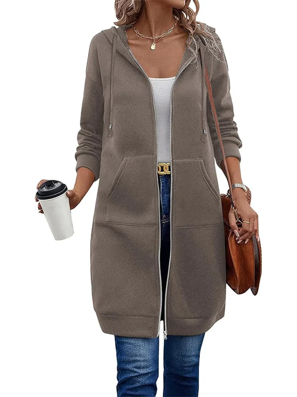 🥳Last Day Sale 49% Off🔥Women Casual Zip up Fleece Hoodies - Image 4