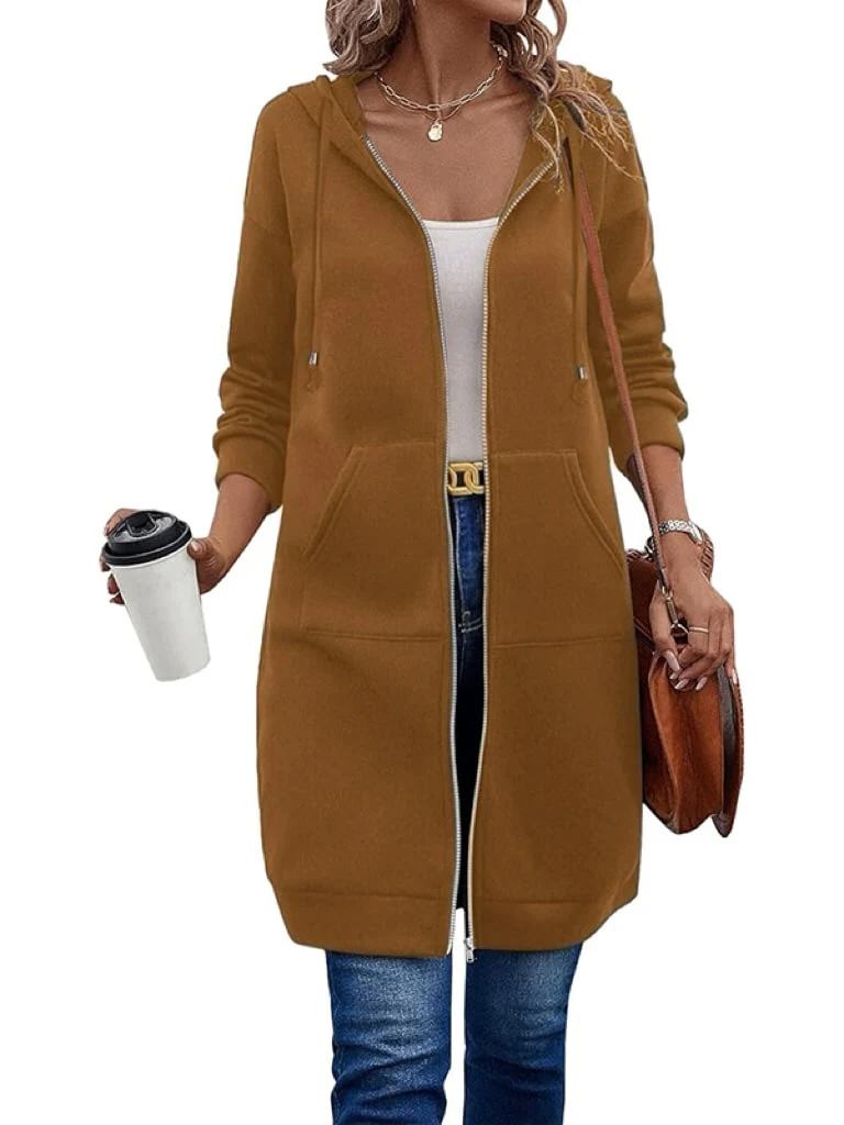 🥳Last Day Sale 49% Off🔥Women Casual Zip up Fleece Hoodies - Image 6