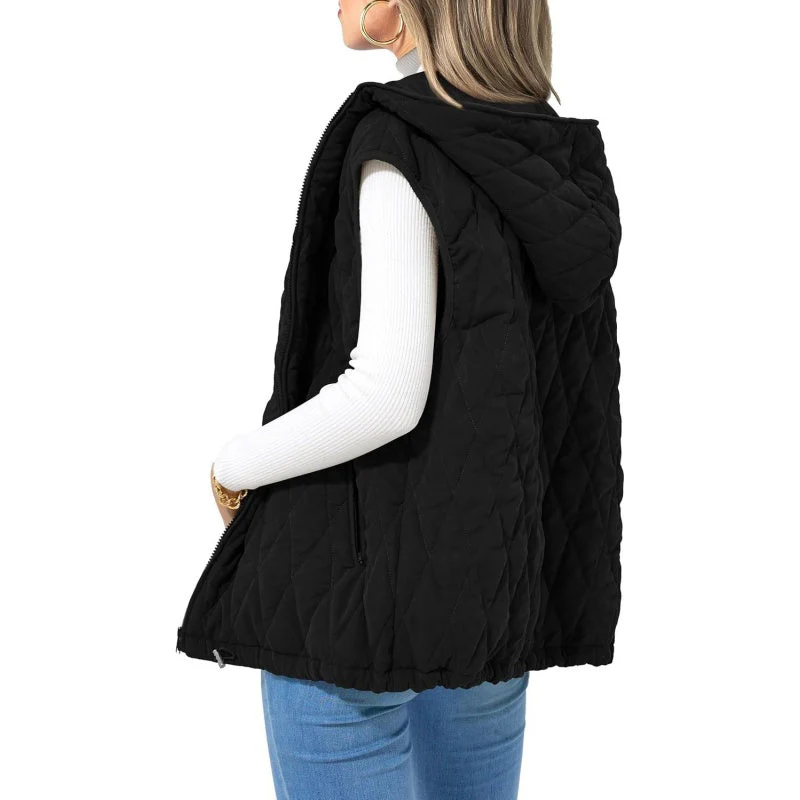 Women's Lightweight Hooded Vest - Image 2