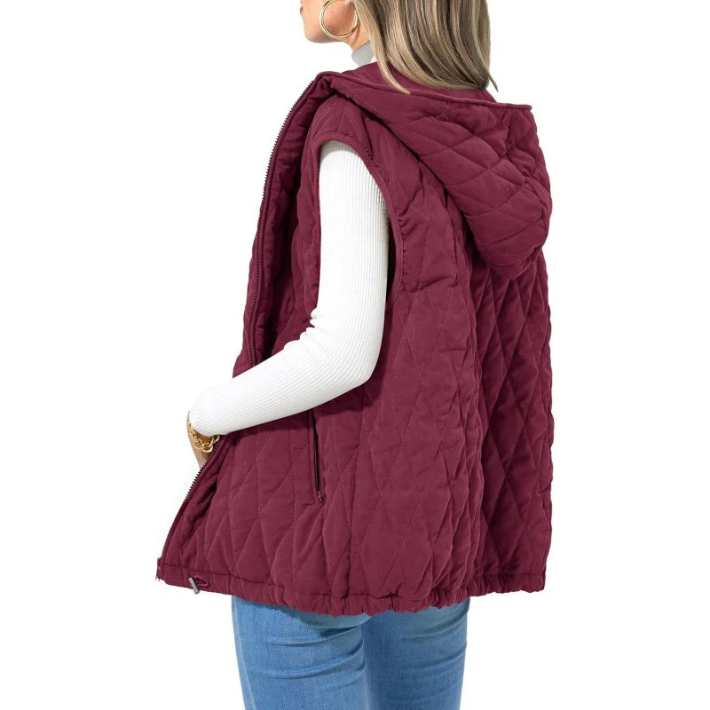 Women's Lightweight Hooded Vest - Image 4