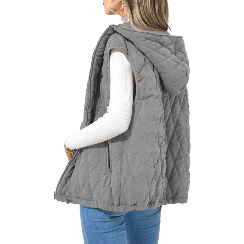 Women's Lightweight Hooded Vest - Image 5