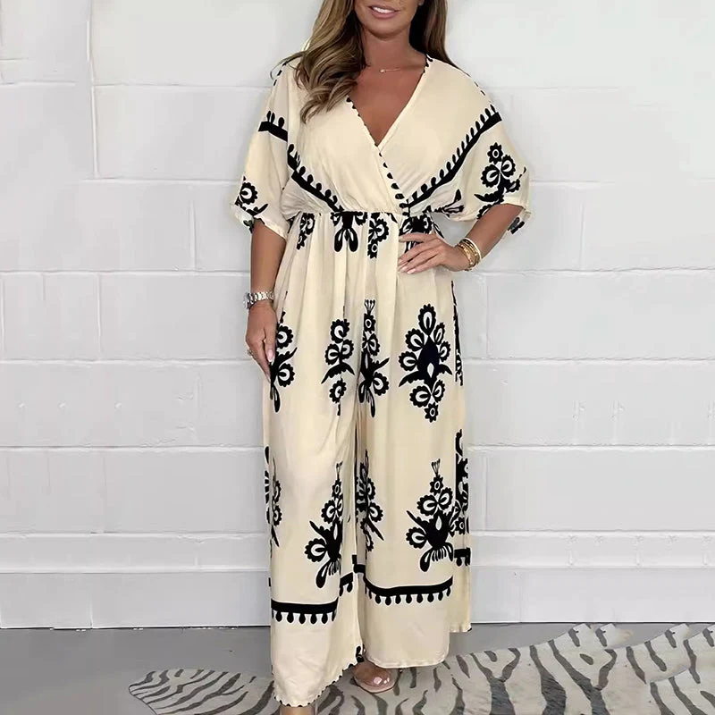 💃Women’s V-Neck Wide Leg Jumpsuit🚚FREE SHIPPING - Image 8
