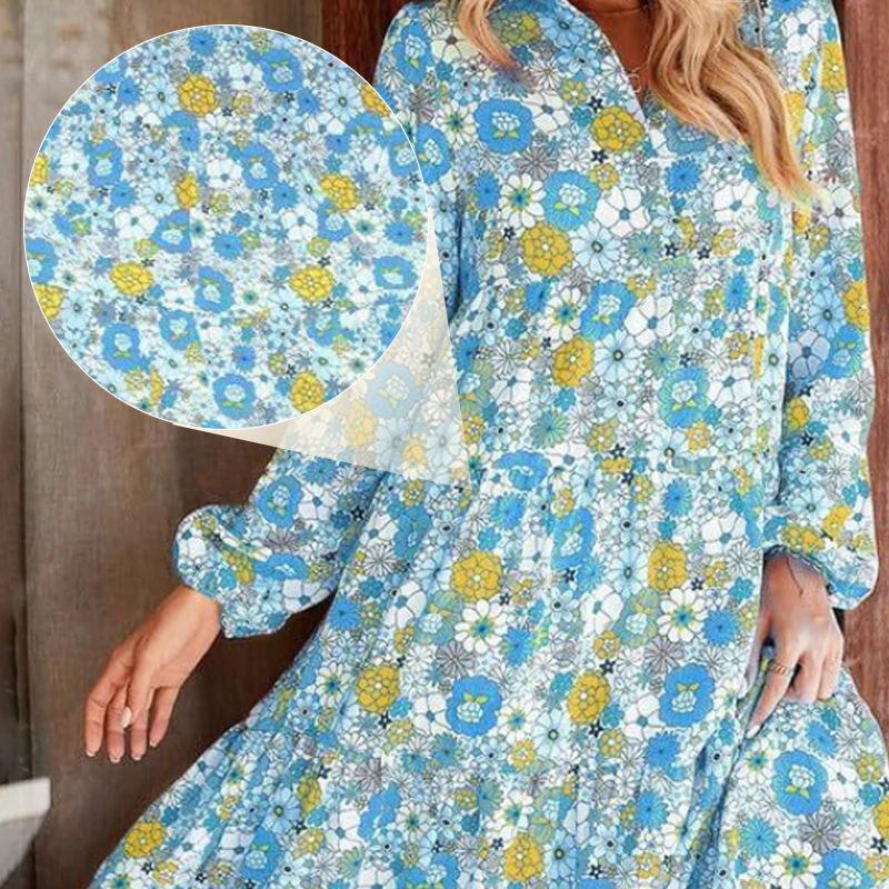 🏖️Summer Hot Sale 50% OFF🌼Women's Casual Loose Floral Printed Dresses - Image 6