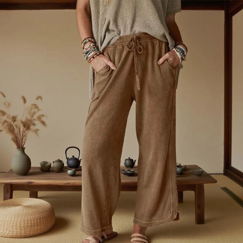 💜 LAST DAY PROMOTION - 50%OFF 💜 Women’s Comfortable Wide-Leg Elastic Waist Pants - Image 6