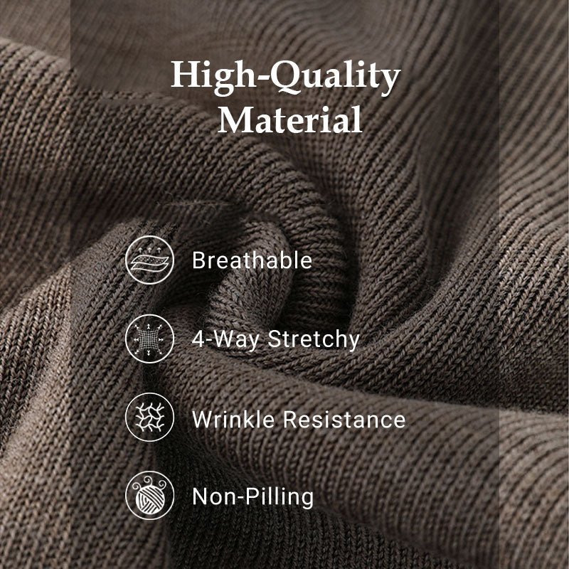🖤Black Friday Sale:49% OFF🖤⚡Women's Solid Color Long Sleeve Jumper & Pleated Bottom Dress - Image 5