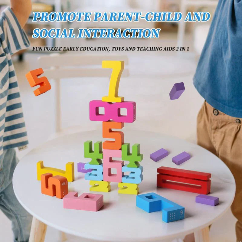 📢New Exclusive Flash Sale 49% OFF 🎁Wooden Number Building Block - Image 3