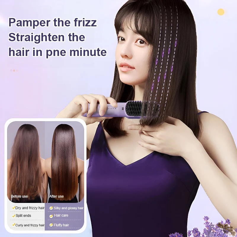 💥Limited time 49% off🔥Xigoot Portable Cordless Mini Hair Straightening Comb - Image 3
