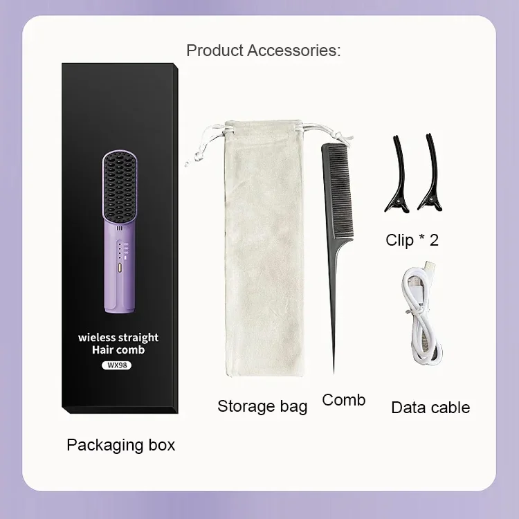 💥Limited time 49% off🔥Xigoot Portable Cordless Mini Hair Straightening Comb - Image 4